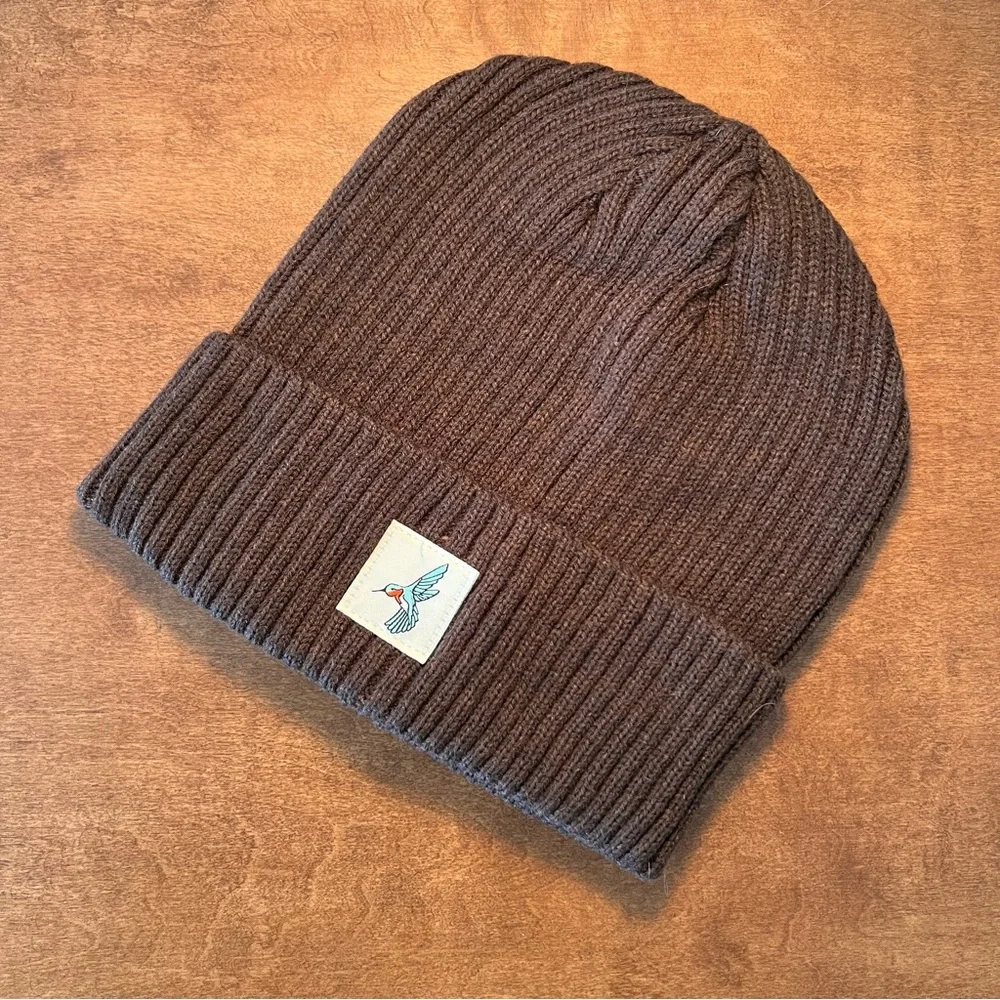 Urban Native Ribbed Hummingbird Patch Beanie - Picture 4 of 8